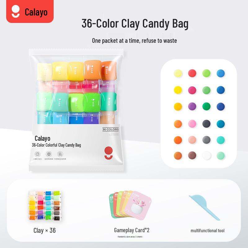 KALE YOU 36-Color Super Light Clay for Kids - Educational & Fun Play-Doh for Kindergarten Art