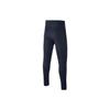 Nike Solid Color Elastic Brand Logo Print Slim Fit Knitted Sports Pants Kids Bottoms Blue Black 803931-451