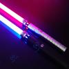 Metal Lightsaber Laser Sword Toys RGB Light Saber 15Color Change Kids Soundfonts Force FX FOC Blaster Toys Jedi Laser Sword Gift