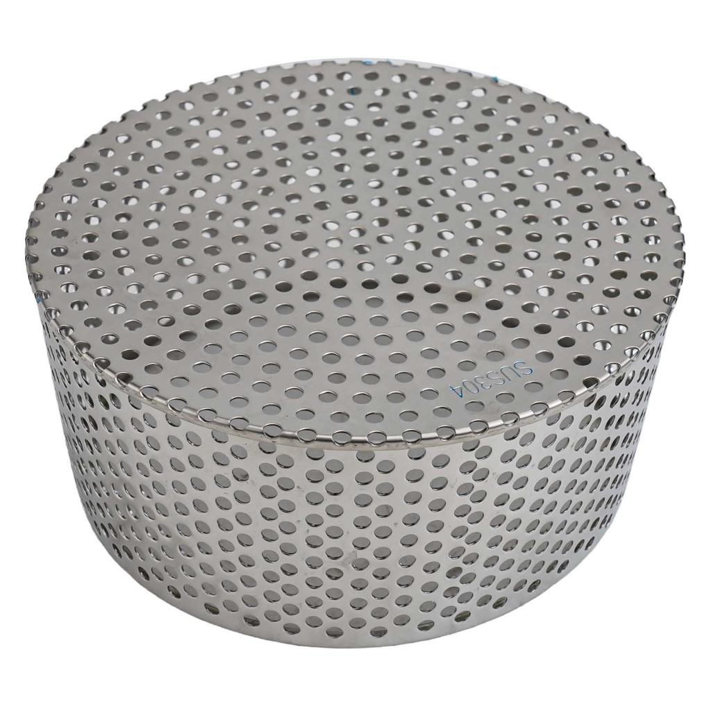 1pcs Rooftop Floor Drain Cover Stainless Steel Anti Blocking For Drainage Outdoor Tools Side Circular Hole Drain Screen Strainer