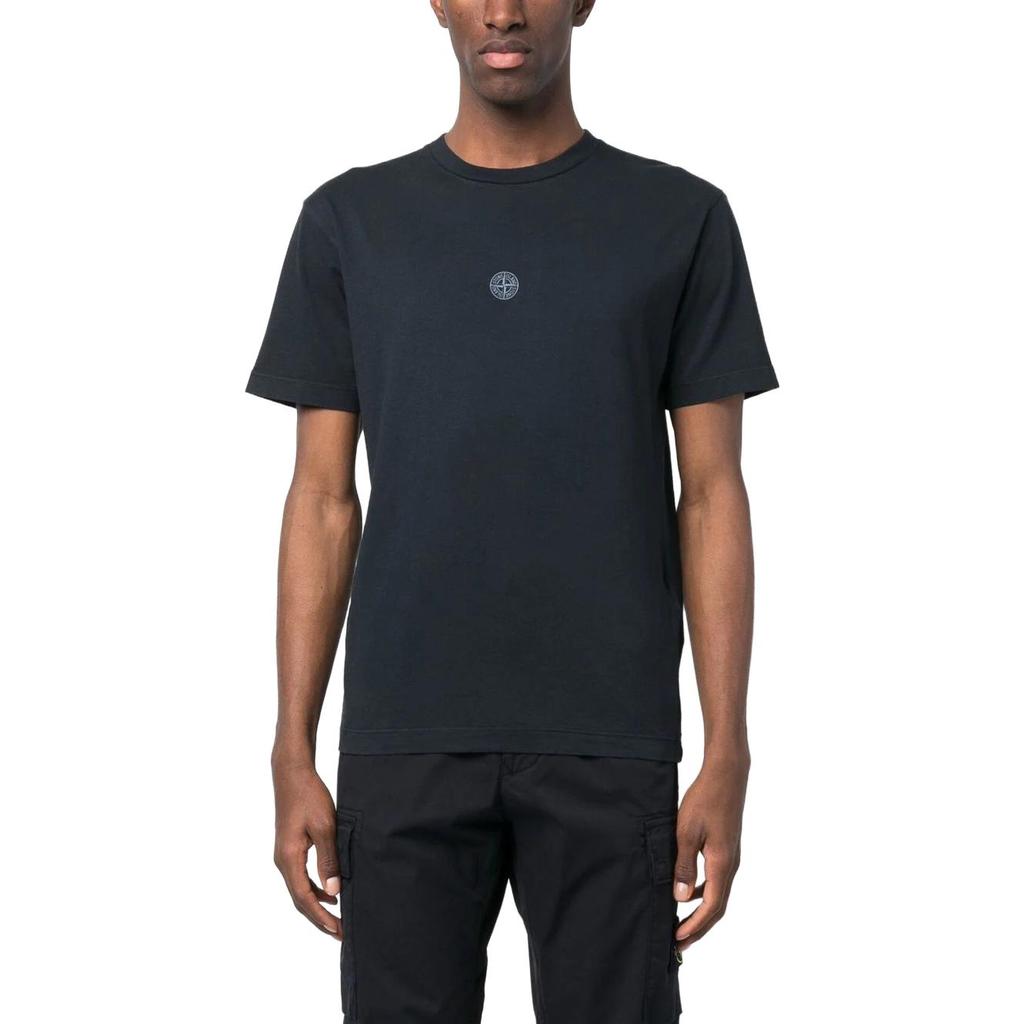 STONE ISLAND Letter Print Crew Neck Short Sleeve T-Shirt Men Tops 78152NS86-V0020