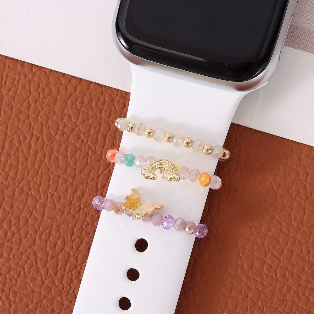 Creative Nails Diamond Wristbelt Charms Strap Accessories Decorative Ring Watch Band Ornament