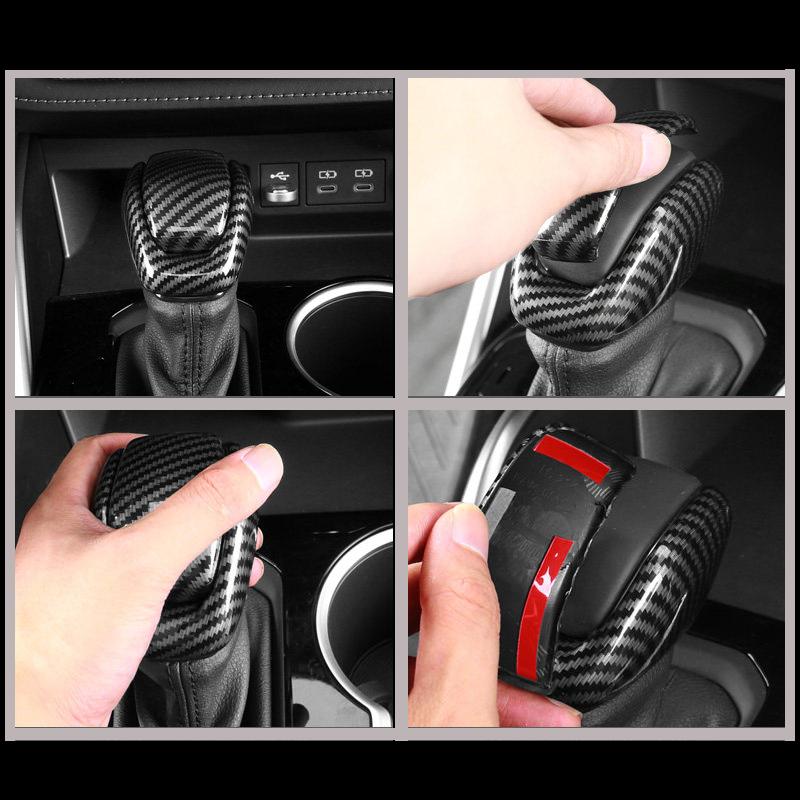 For Toyota RAV4 XA50      2024 RAV 4 Hybrid ABS Car Central Console Gear Head Shift Knob Handle Cover Trim