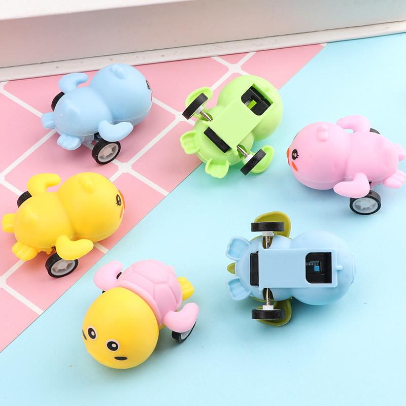 Duck Turtle Mini Animal Vehicle With Rebound Action For Toddler Skills Motor