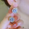 Sweet Temperament, Purple Ear Buckle Earrings, New Style, Versatile for Daily Commuting, Compact and Exquisite Earrings and Earrings