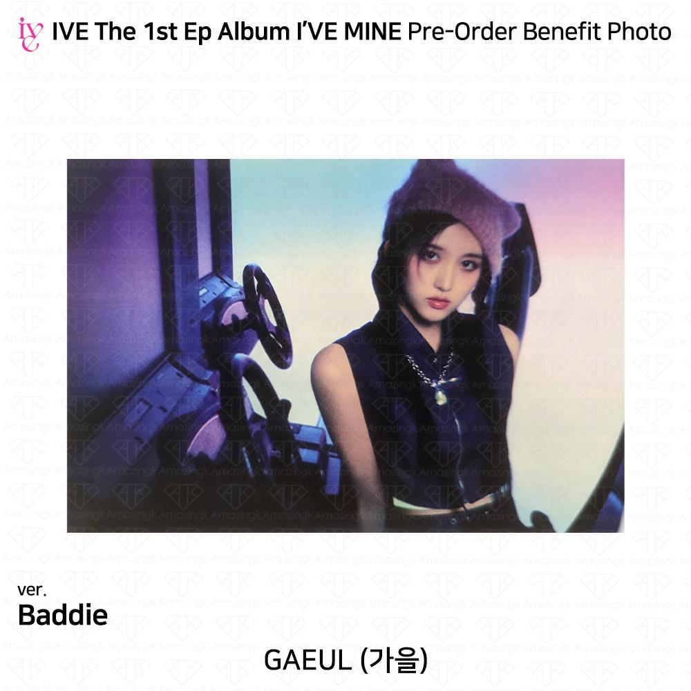 IVE Primul EP I'VE MINE Foto oficială Polaroid Sticker pliat Poster KPOP
