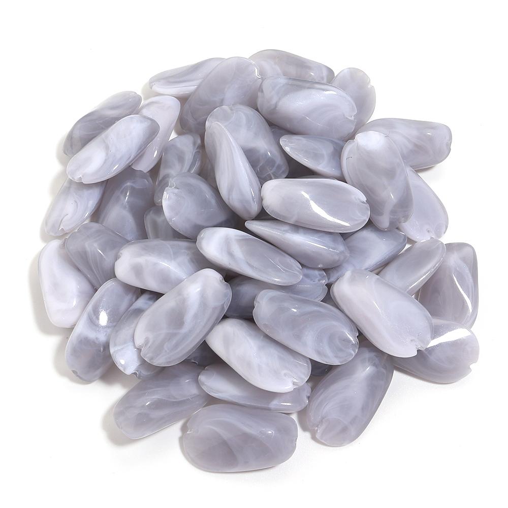 30pcs/lot Dual Color Irregular Beads Cloud Colored Acrylic Beads Loose Spacer Bead For DIY Charms Bracelet Earrings Accessories