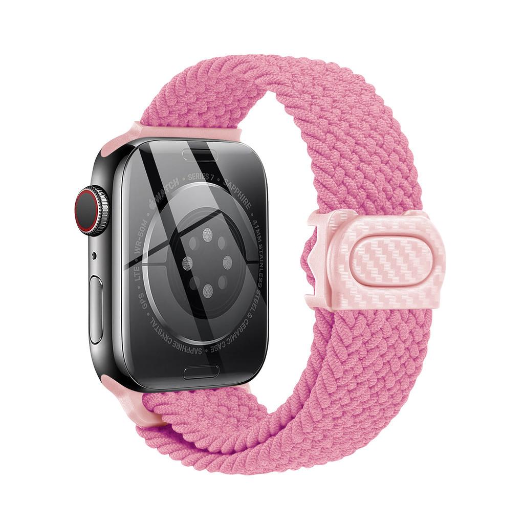 Strap For Apple watch band 44mm 42mm 40mm 45mm 46mm 41mm 49mm Braided Solo Correa Bracelet iWatch 11 10 9 8  7 6 5 4 se Ultra3