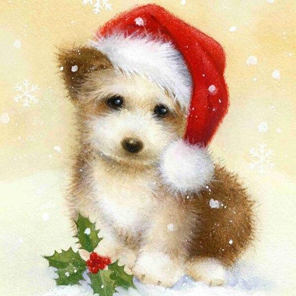 Full Round Drill 5d Diamond Embroidery Cartoon Santa Claus DIY Diamond Painting Snowman Christmas Gift Mosaic Cross Stitch Kit
