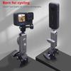 FitStill Super Rotation Angle Action Camera Clamp with Double Ball Head Design and Aluminum Alloy Bicycle and Motorcycle Clip Mount for Go Pro Hero