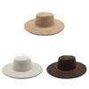 British Style Wool Felt Hat With Large Brim And Vintage Design For Women