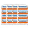 Rasage Lames de Rasoir pour Fusion 5 Titulaire Têtes De Rechange Visage Rasoir Cassettes 5 Couches Lame En Acier Inoxydable Pour Hommes