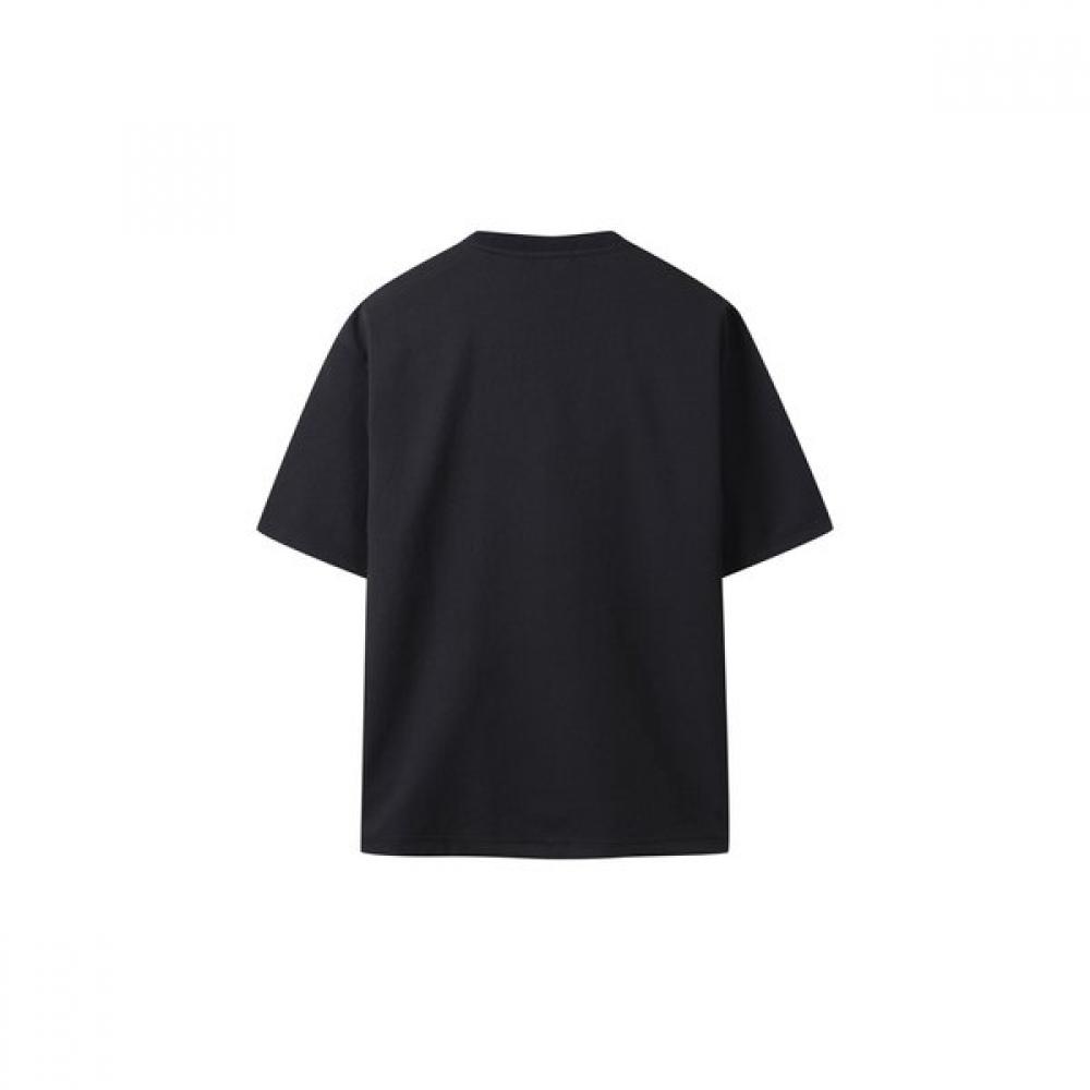 Customellow Black Relax FiT Logo T shirT cwTam25413bkx