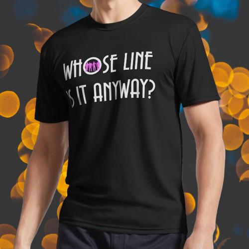 New Shirt whose line is it anyway Logo T-Shirt Funny American Unisex Size S-5XL XXXXL