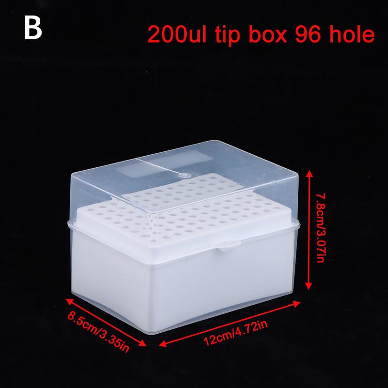 Lab 10Ul/200Ul/1Ml/5Ml/10Ml Plastic Pipettor Tip Box For Experiment Pipette Tip Holder Box Micropipette Plastic Pipette Tip Box