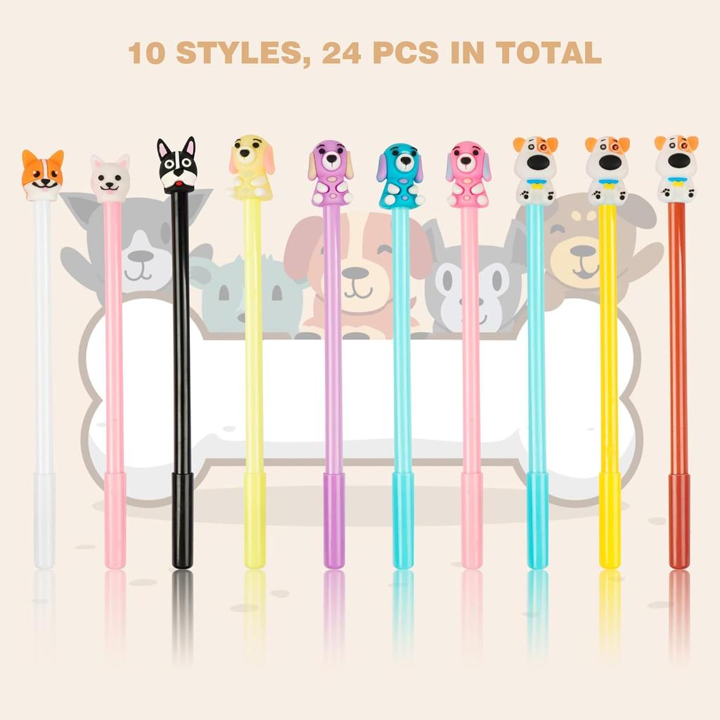 148 Pcs Dog Party Favors Dog Themed Birthday Party Decorations Adopt A Puppy Party Favor for Classroom School Reward Gift Prizes