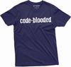 Programmer Funny T-Shirt Code-Blooded Coding Software Engineer Developer Humorous Tee