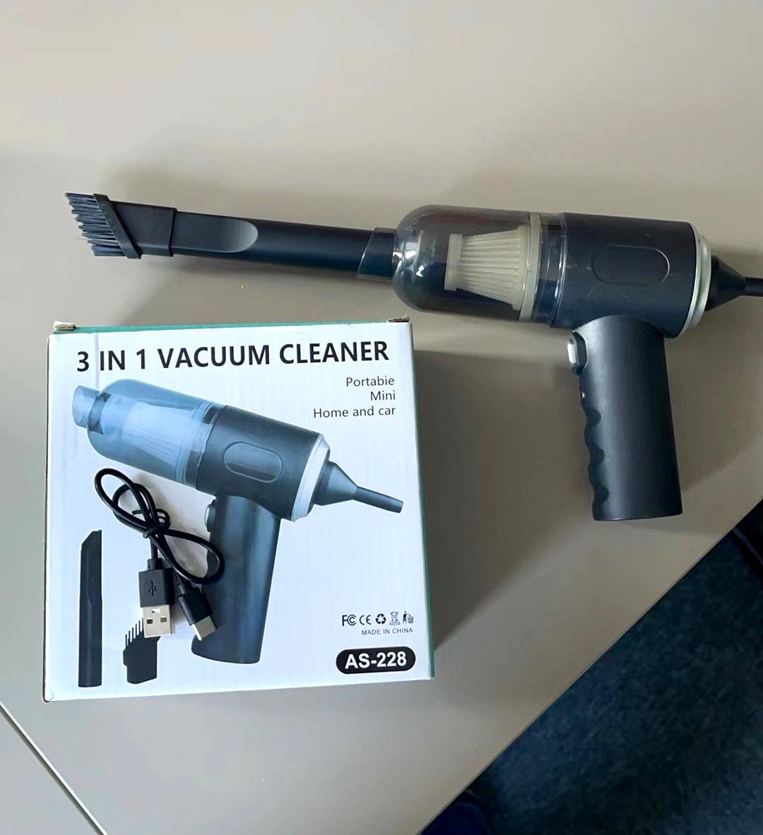 Wireless Handheld Car Vacuum Cleaner - High Power, Portable, Mini Suction for Desktop & Vehicle Cleaning