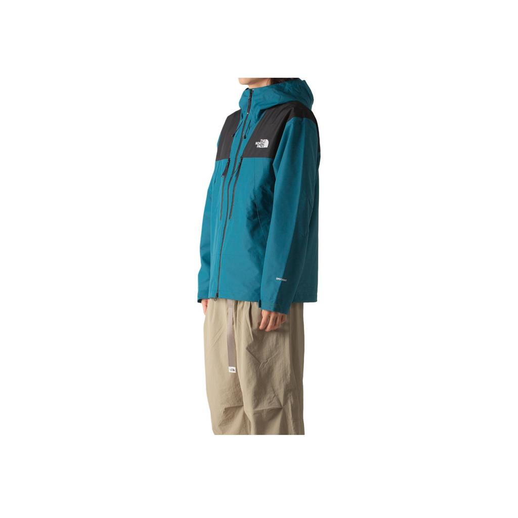 The North Face Letter Logo Hooded Loose Zip Long Sleeve Jacket Men jackets Blue NJ2HQ50D
