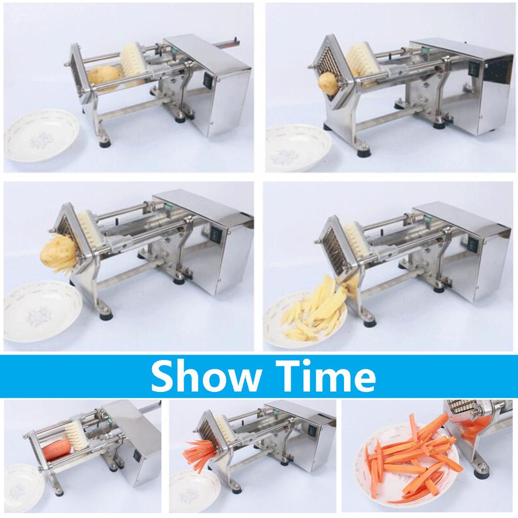 Buy Electric Potato Chip Cutter French Fries Cutting Slicer Stainless