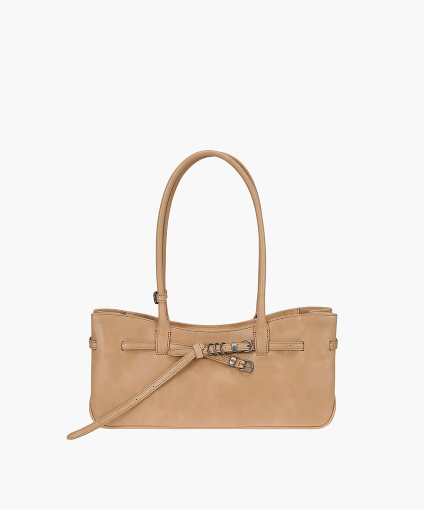 Margesherwood Grandma Used Shoulder Bag_French Beige Pull-Up