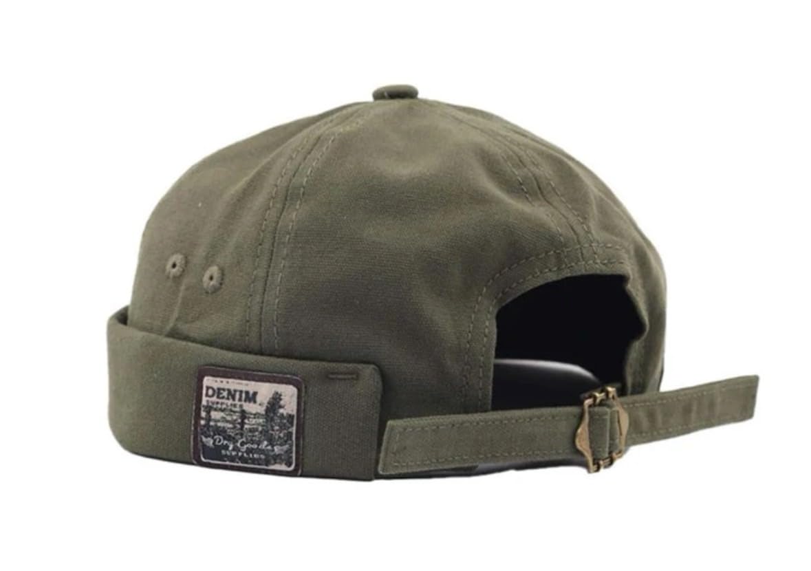 

Sproutsy Men s Fisherman s Cap, Docker Hat, Brimless (Green)