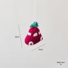 Christmas Festival Snowflake Pendant: Felt Gingerbread Cartoon Ornament