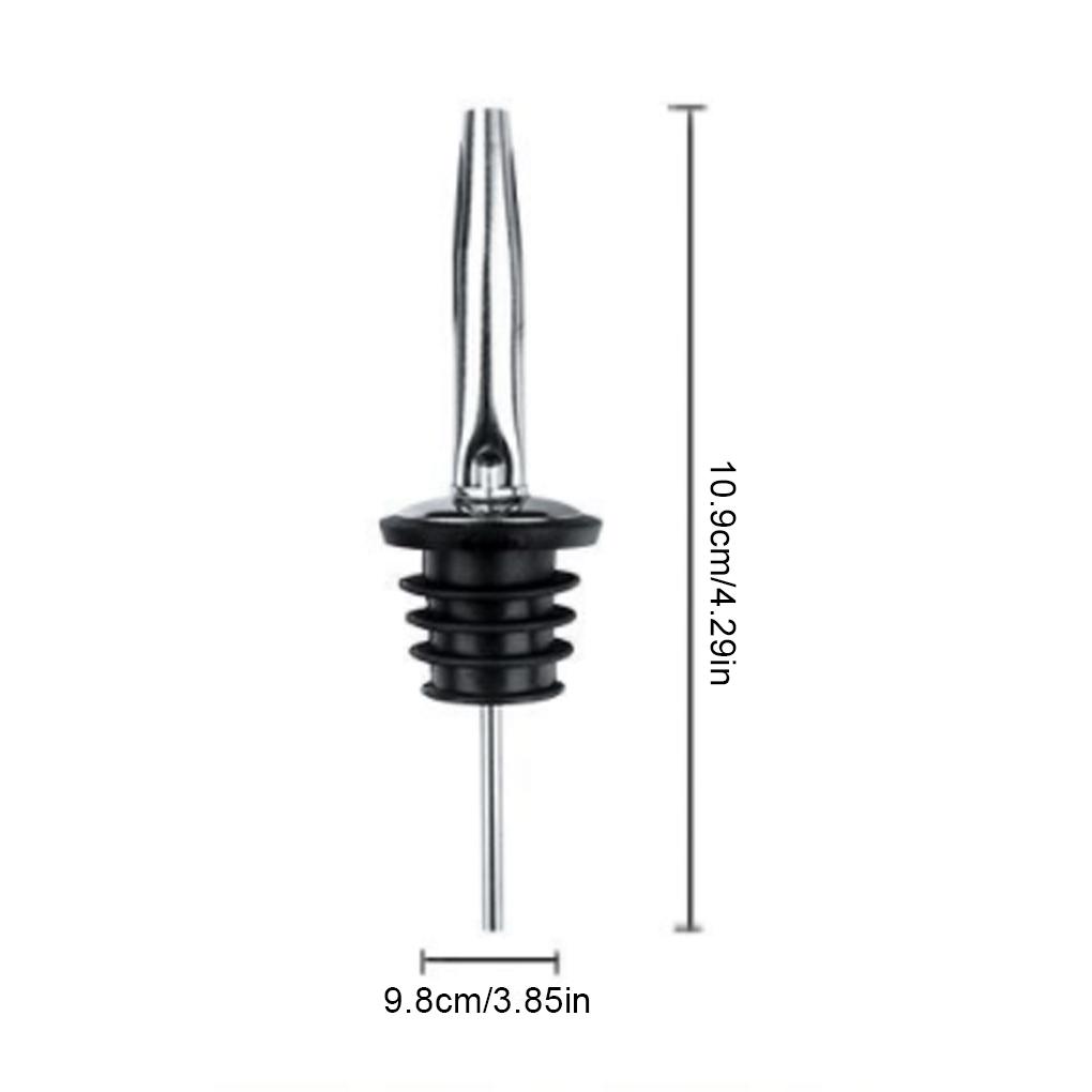 1PC/4PCS Wine Bottle Stopper Rustproof Good Sealing Lightweight Bar Wine Bottle Spout Pourer Rubber Plug for Clubs Cafes