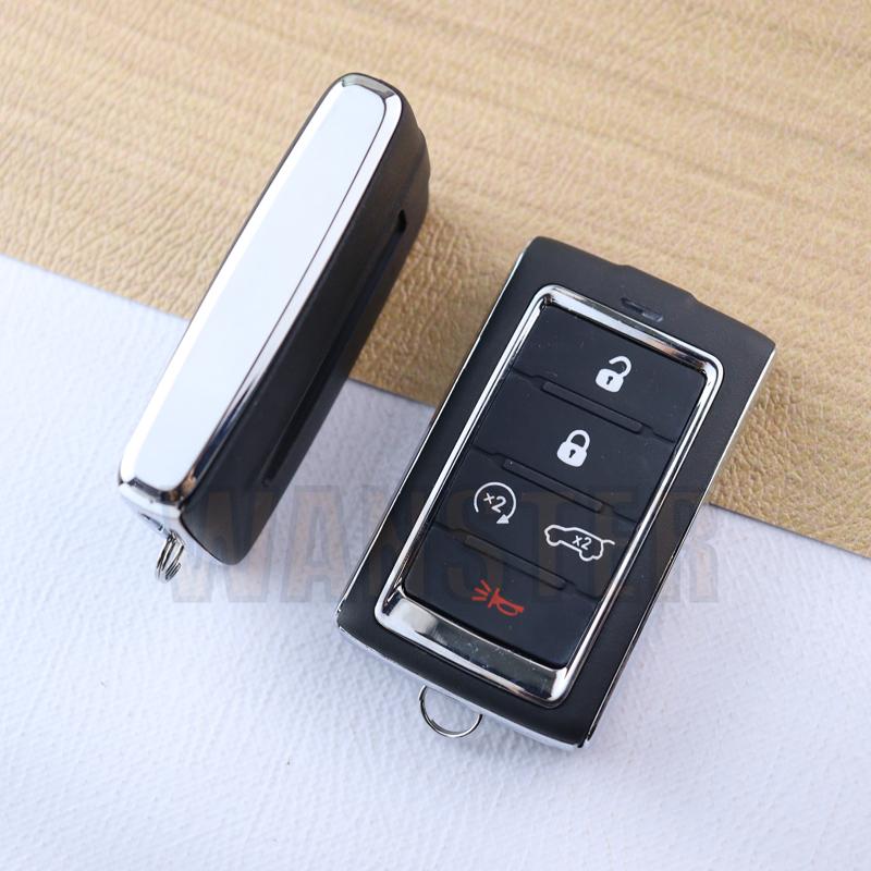 3 4 5 6 Buttons Car Key Fob Case Shell Housing For Jeep Grand Cherokee L Wagoneer Ram