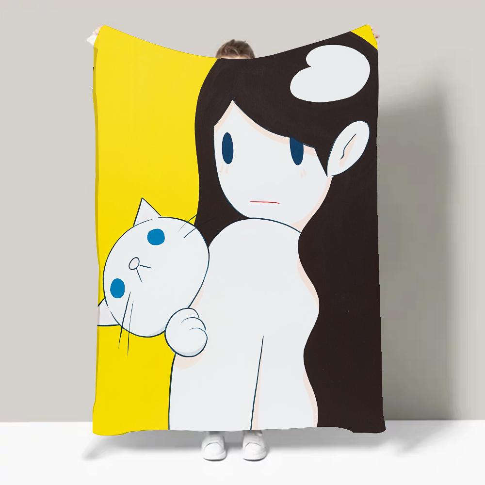 Japan T-Takeru Amano Blanket Design Lightweight  For Dorms, Naps, Living Room, Office,Sofa,All-Season
