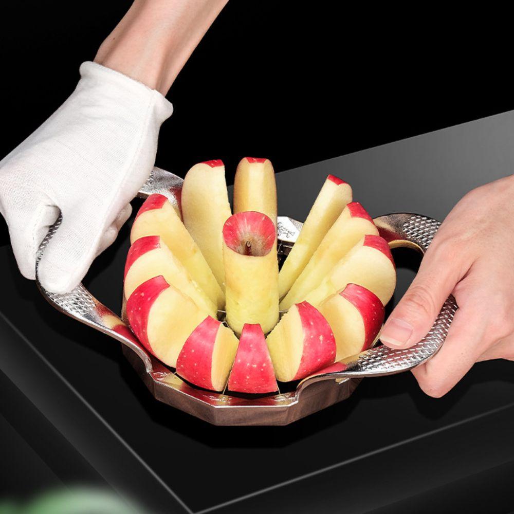 304 Stainless Steel Fruit Slicer Non-slip Handle Fruit Corer Durable Fruit Divider  Party