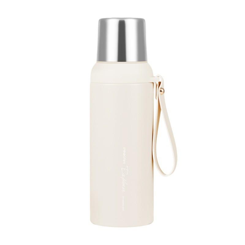 316 Stainless Steel Insulated Travel Bottle With Leakproof Lid Carrying Rope 600-800ml Office Outdoor Car Use