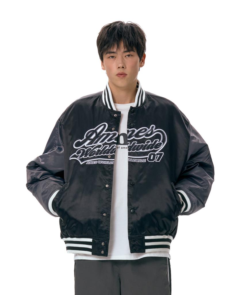 Ames-Worldwide Ames Stadium Jacket Black (Am2Esuj240A)