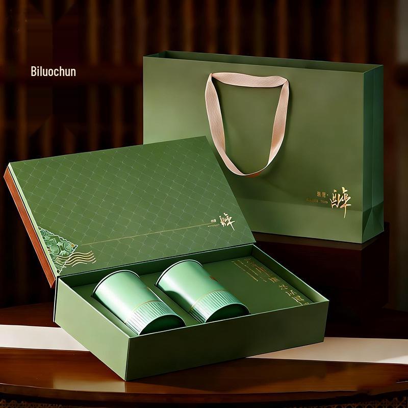 Premium Da Hong Pao Wuyi Rock Oolong Tea Rich Aroma Small Tin Gift Set