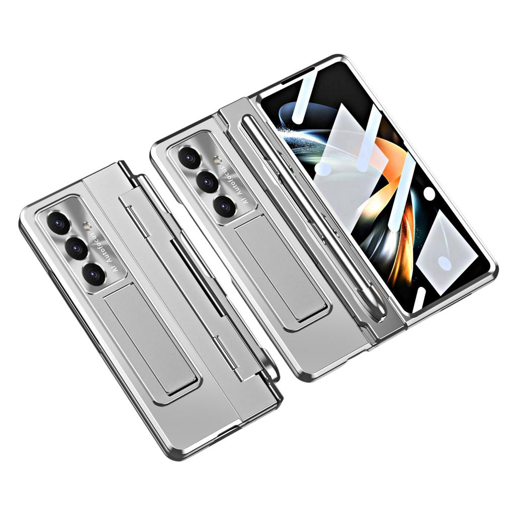For Samsung Galaxy Z Fold7 5G Case Hinge Protection Hard PC Phone Cover with Screen Film/Stylus