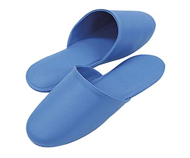 

Прочные антибактериальные тапочки благородного синего цвета, 1 пара, (Ценный пакет), (6 пар), 7-6763-53 синий