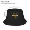 Nové IC XC NI KA Ortodox Cross Christogram Bucket Klobúk plážový klobúk Rybárske čiapky čierna Anime Klobúk Unisex Klobúky Dámske