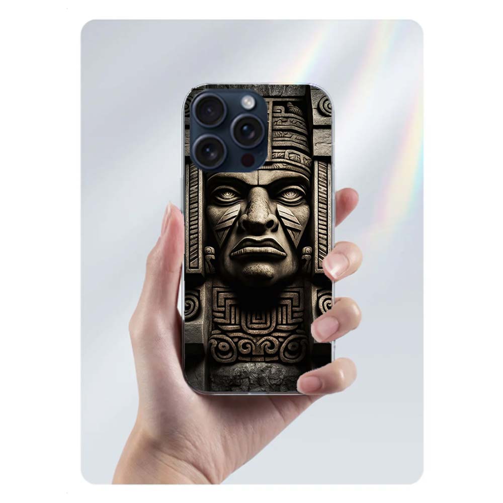 

Aztec Maya Stone Capa Phone Case For Iphone 17 Air 16 Pro Max 15 12 Pro 14 Plus 17E 16E 11 13 Mini Cover Cases Fundas Cell Clear iPhone 15 Pro