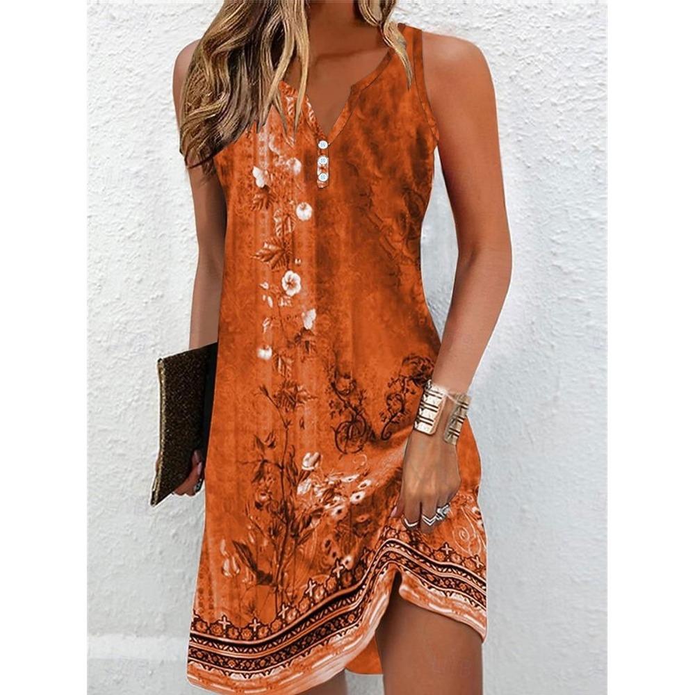 Damenkleid für den Strandurlaub-Stil