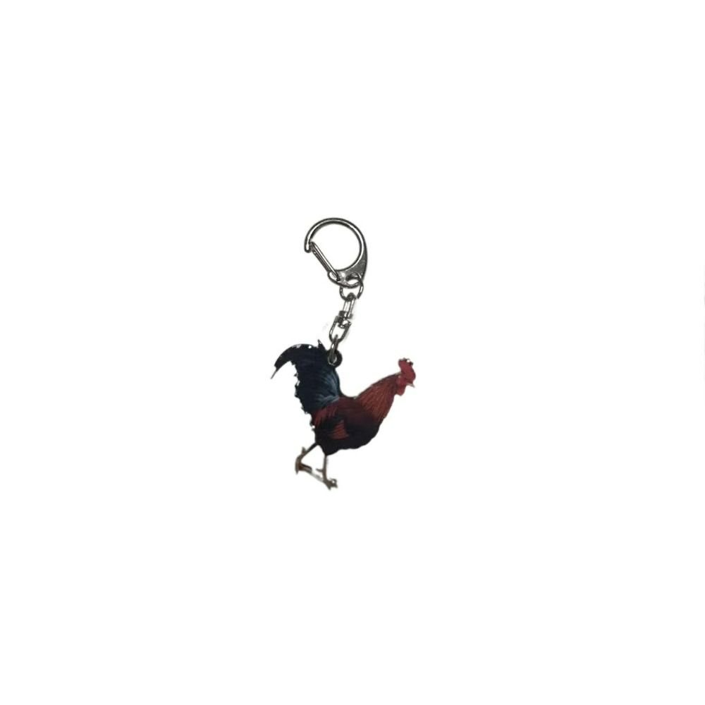 Acrylic Backpack Pendant Rooster Bag Hanging Birthday Gift Chicken Acrylic Keychain  Gift