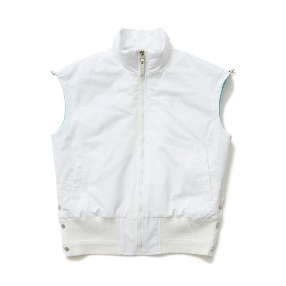 Blu Dot Padded Vest Volume Logo Wh