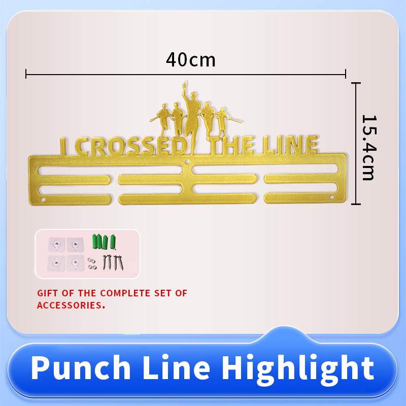 Factory Direct Custom Large Wall Hanger Metal Medal Display Rack for Bulk Medals & Awards Storage