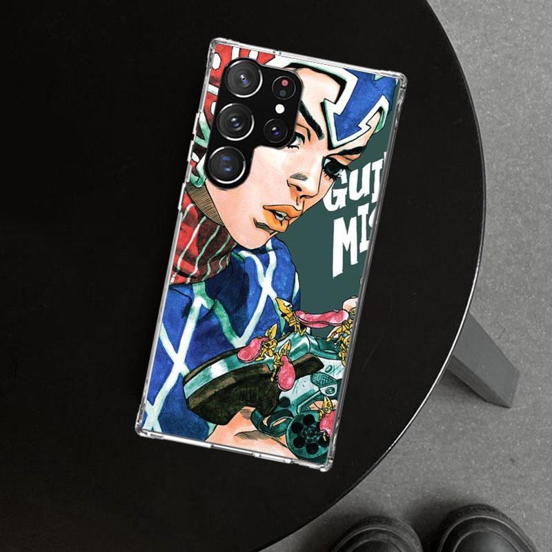 JoJo Adventure Guido Mista Phone Case Cover for Samsung Galaxy S26 S25 Edge S24 S23 Ultra S22 Plus S21 FE S20 + Art Customized F