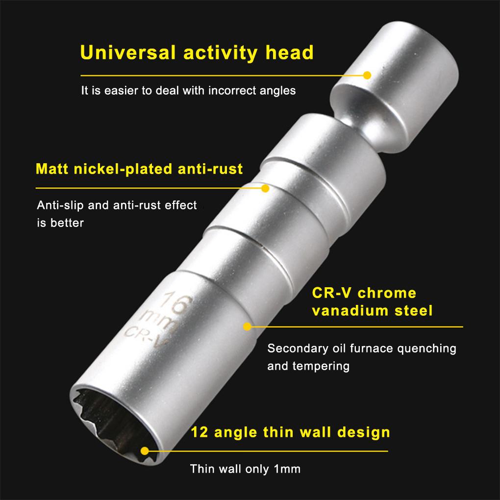 14mm 16mm Car Ignition Plug Wrench Sparking Plugs Wrenches Accessories