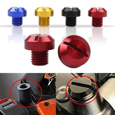Lot de 2 bouchons de rétroviseur de moto M8/M10, vis CNC en aluminium, accessoires de modification
