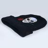 Unisex Embroidered Skull Rose Wool Cap Fashion Knitted Outdoor Warm Hat for Winter Autumn