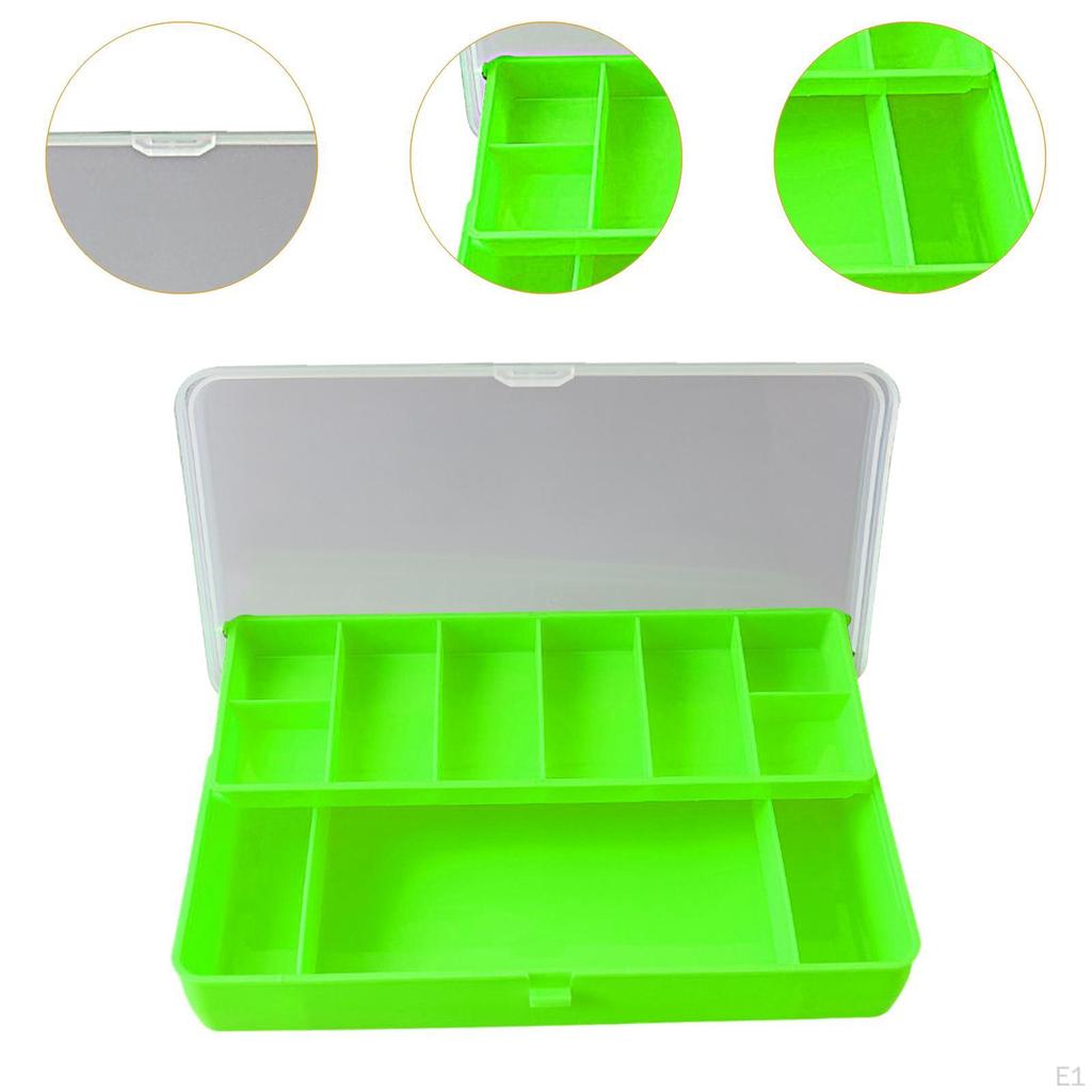 Fishing Gear Organizer Case with Dividers for Bait Storage And Outdoor Use