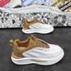 Luxury men's shoes with thick sole and thin mesh, breathable running shoes, fashionable and lightweight sports and leisure shoes