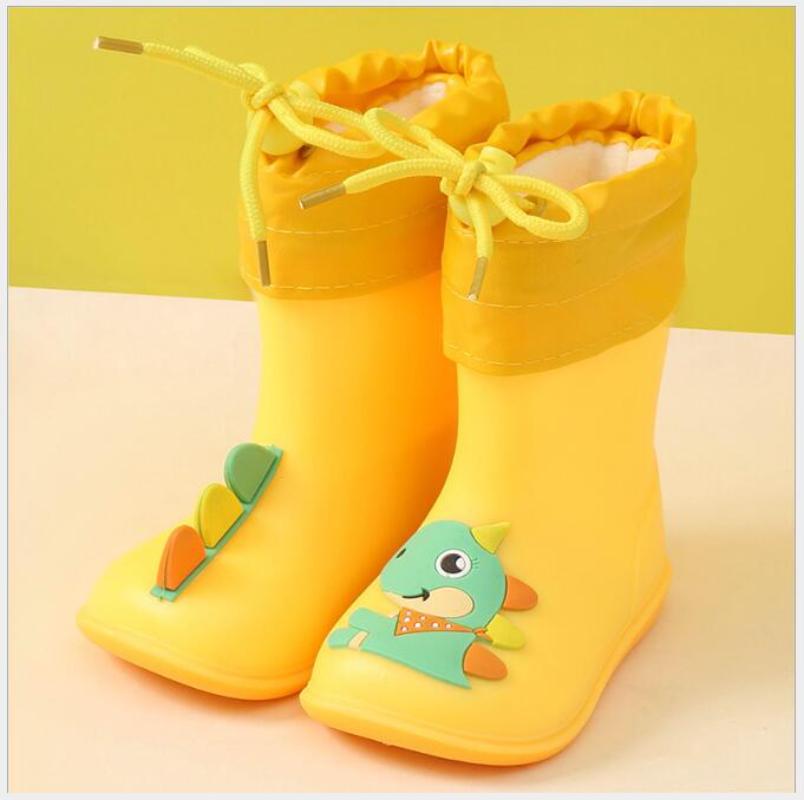 New Girl Rainboots Classic Waterproof Children Shoes Kids Rain Boots PVC Rubber Boots Kids Baby Water Shoes Boy Rain Boots Kids