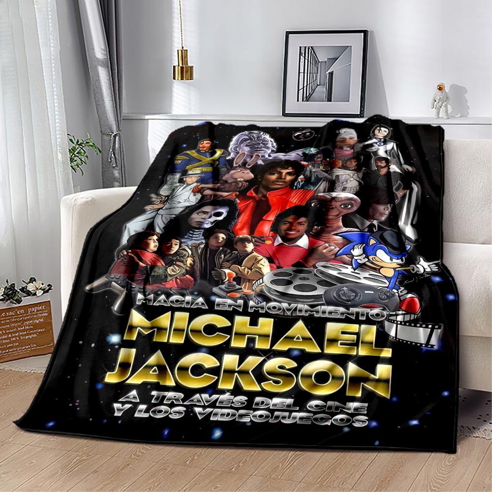 Michael Jackson 68 Blanket Warmthful Decor Great for Bedding Picnics Seaside for All Occasions Stylish Decor Gifts For Family Or Friends